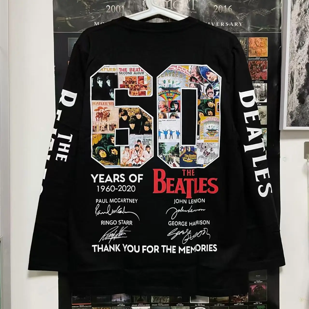 

Y2K Vintage Hip-Hop Men's T-Shirt Long Sleeve Letter Print Harajuku Streetwear Oversized Tee for Women Casual Top