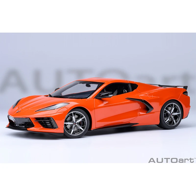 AUTOart 1:18 Scale Chevrolet Corvette C8 Stingray Z51 Collectible Car Alloy Model Car Model Metal Diecast