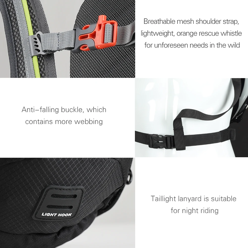 Rhinowalk 20L Functional Cycling Backpack Outdoor Camping Backpack Nylon helmet Bag For cycling Lightweight Bicycle Bag