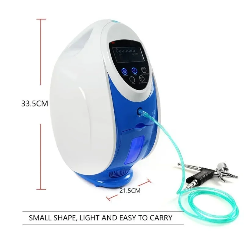20262 In 1 Oxygen Facial Mask Oxygen Sprayer Therapy Powerful Aqua Moisturizing Face Care Anti Aging Home Salon Beauty Equipment