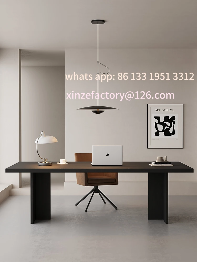 

Customizable Italian minimalist solid wood dining table Nordic desk worktable Small household dining table