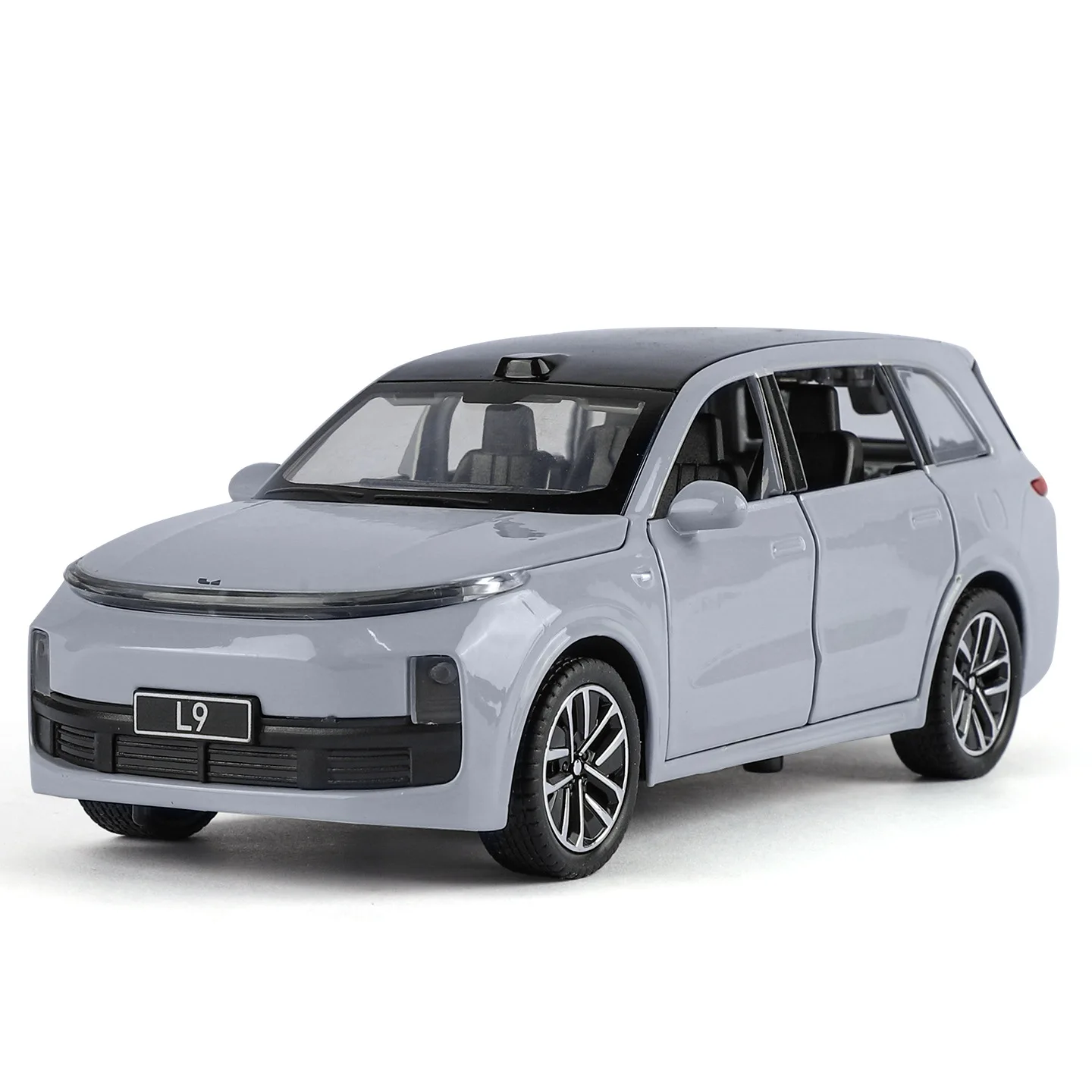 1:32 LEADINGIDEAL Li Auto L9 SUV سبيكة سيارة نموذج الصوت والضوء التراجع لعبة الأطفال المقتنيات هدية عيد ميلاد #6