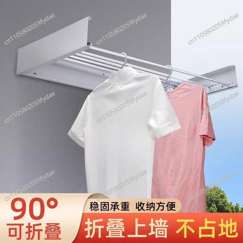 

Настенная складная сушилка для белья, невидимая сушилка для использования в помещении, подвесная вешалка для одежды на балкон, вешалка для полотенец