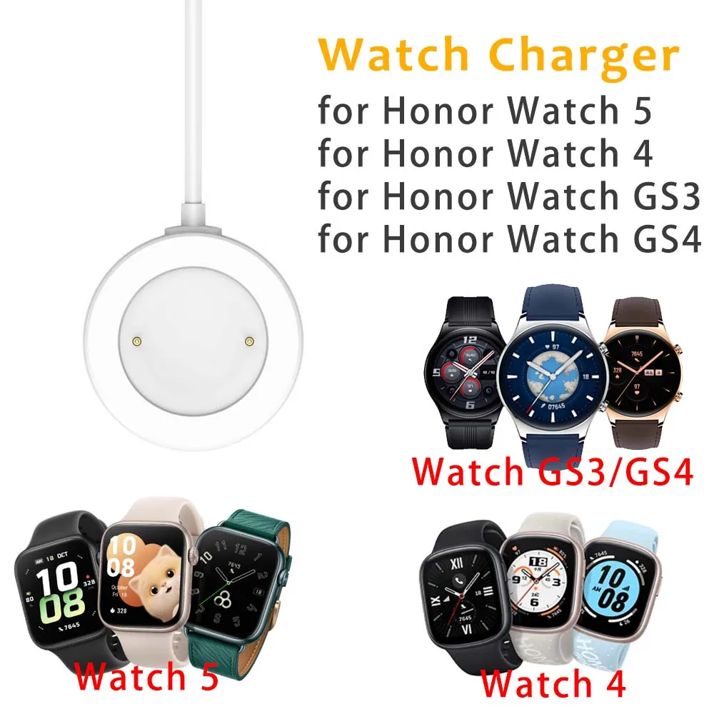 Replacement Charger Suitable for Honor GS4/GS3/Watch4/5 USB Smart Watch Charger Charging Cable