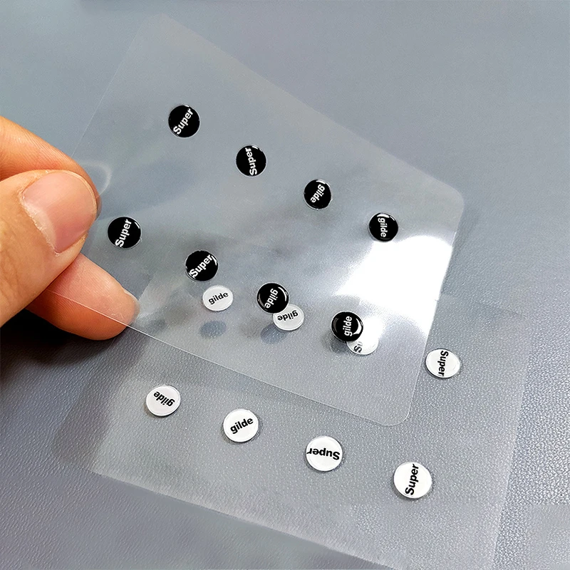 1 Pack Glass  DIY Universal Dots Mouse Feet Pads Sticker for Gaming Mouse Anti-Slip Pad