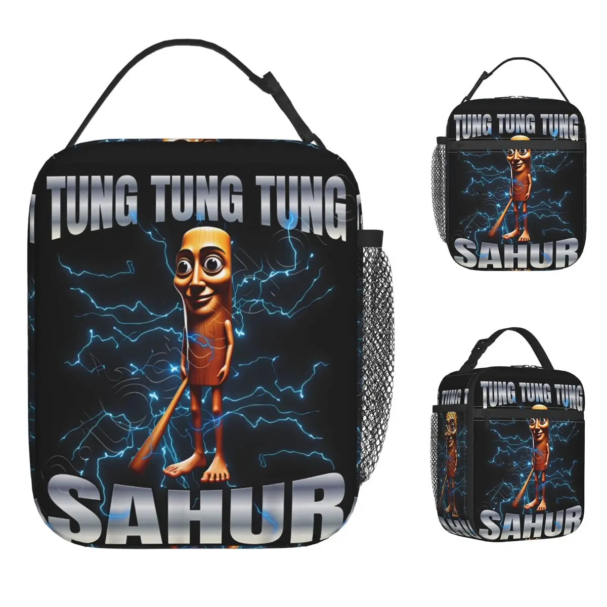 Itallan Brainrot Creative Animal Lunch Bag Office Lunch Box For Unisex Casual Graphic Design Thermal Lunch Bags Waterproof Bag