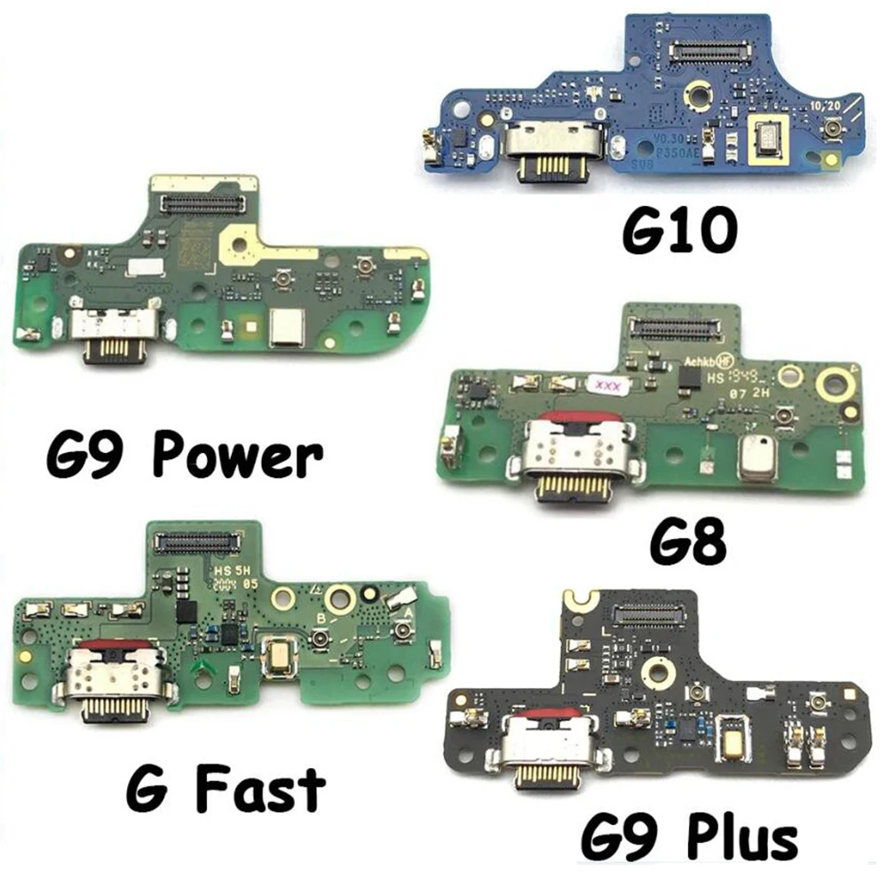 

10Pcs，Tested Dock Connector Charging Charger Port Board With Micro For Moto G10 Power G30 G8 G6 Play G7 Power G9 Plus G8 Plus