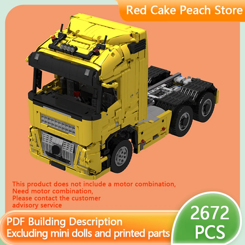 

Модель городской автомобиль MOC, строительные кирпичи FH Aero, сверхмощный грузовик, модульная технология, детские праздничные подарки, сборка игрушек, костюм