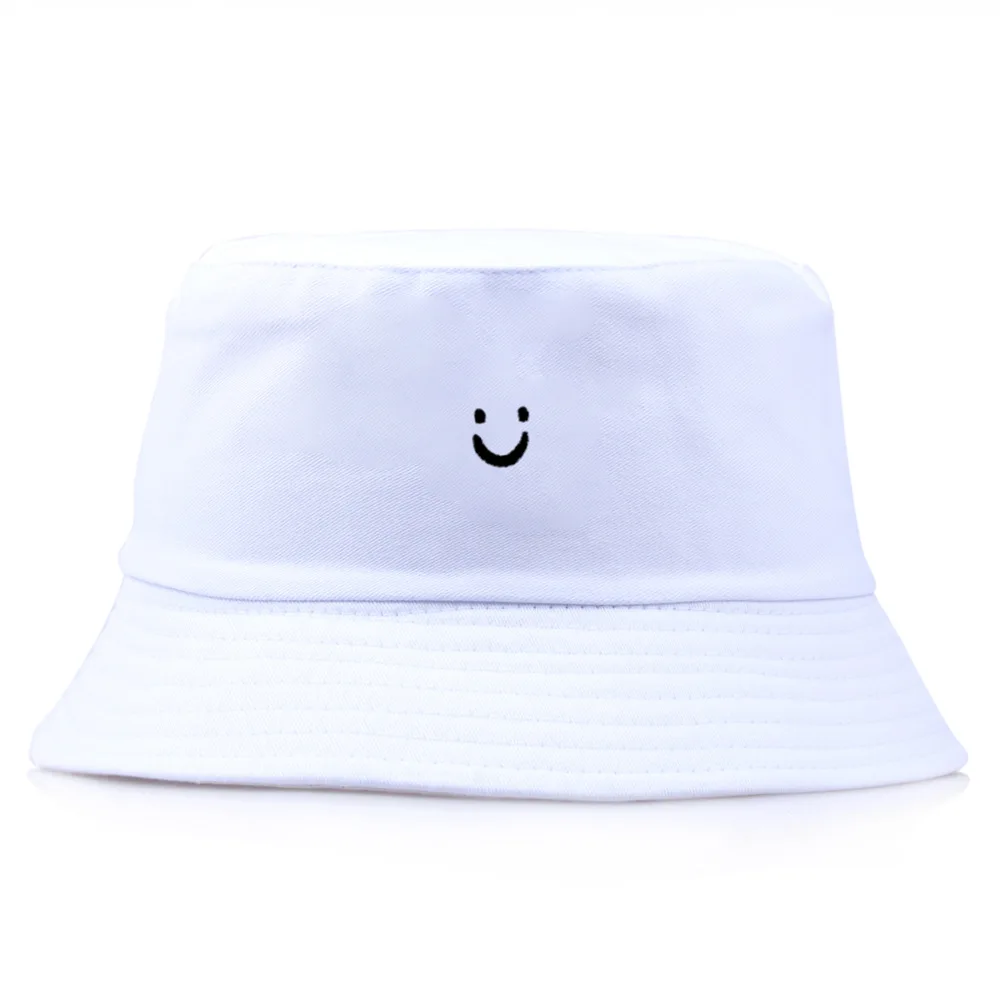 New Embroidered Fisherman Hat Women\'s Cute Sunscreen Bowl Hat Men\'s Outdoor Sunshade Hat