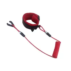 Cordão de segurança para motor de popa de barco, cordão de segurança para partida e parada de emergência, corda de chama para motor de barco, interruptor de parada flexível