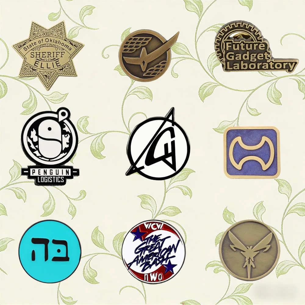 Classic Game Anime Enamel Pin Science Fiction Apocalypse Game Badge Collection Retro Metal Brooch Game Players Collect Lapel Pin