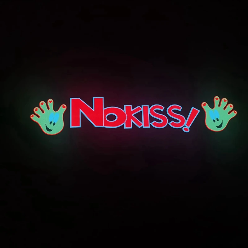 Nokiss Glow Panel Light Emitting Window Racing Car Sticker Windshield Decorative LED Light Component