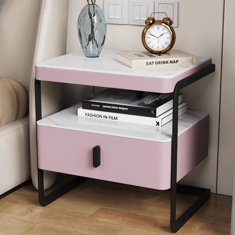 침실 커피 침대 옆 테이블 모바일 북유럽 럭셔리 거실 스탠드 스토리지 서랍 주최자 muebles 복제 가구