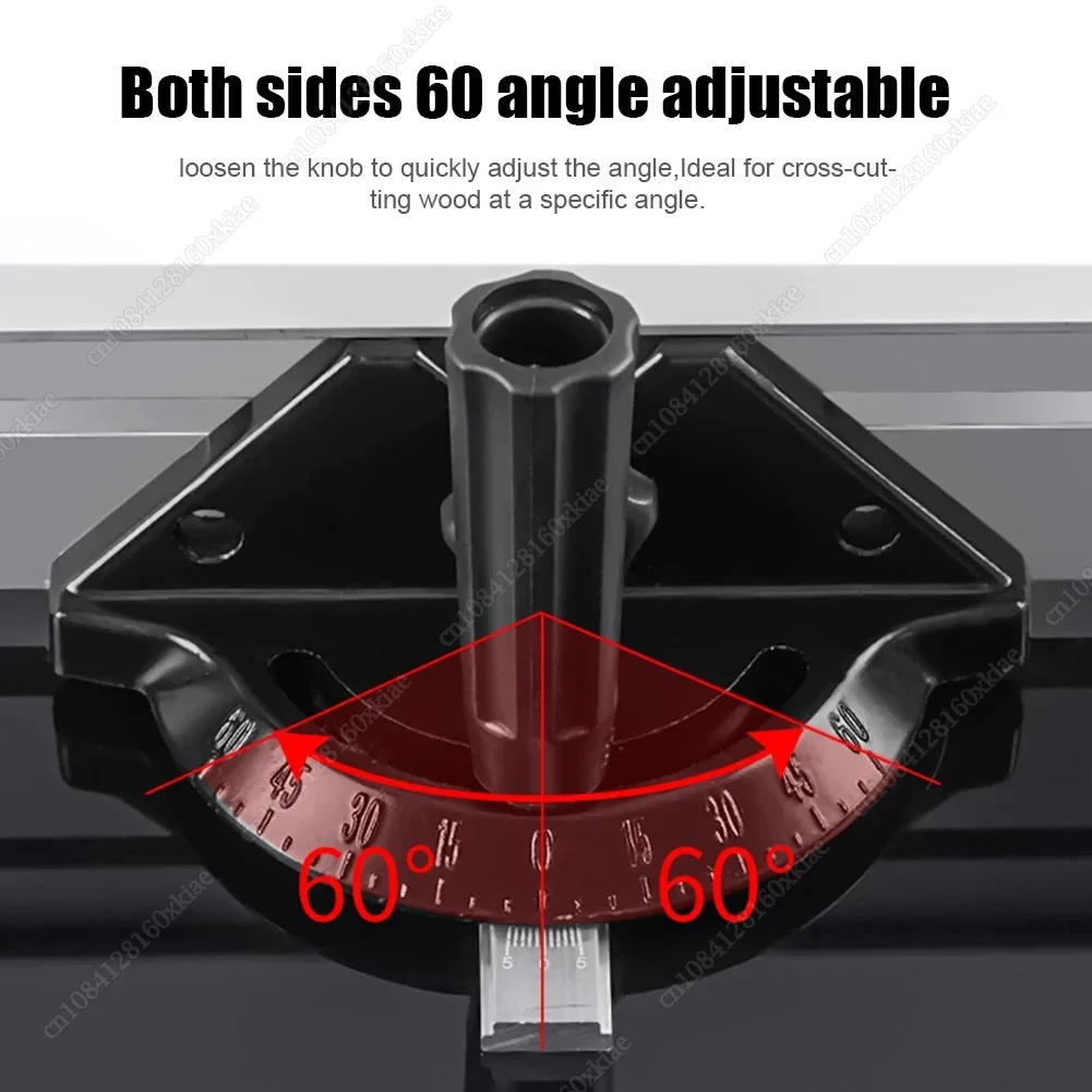 Adjustable Angle Ruler Miter Gauge Replacement Table Saw Guide For Carpenter Miter Gauge Woodworking DIY Accessories Guide Ruler