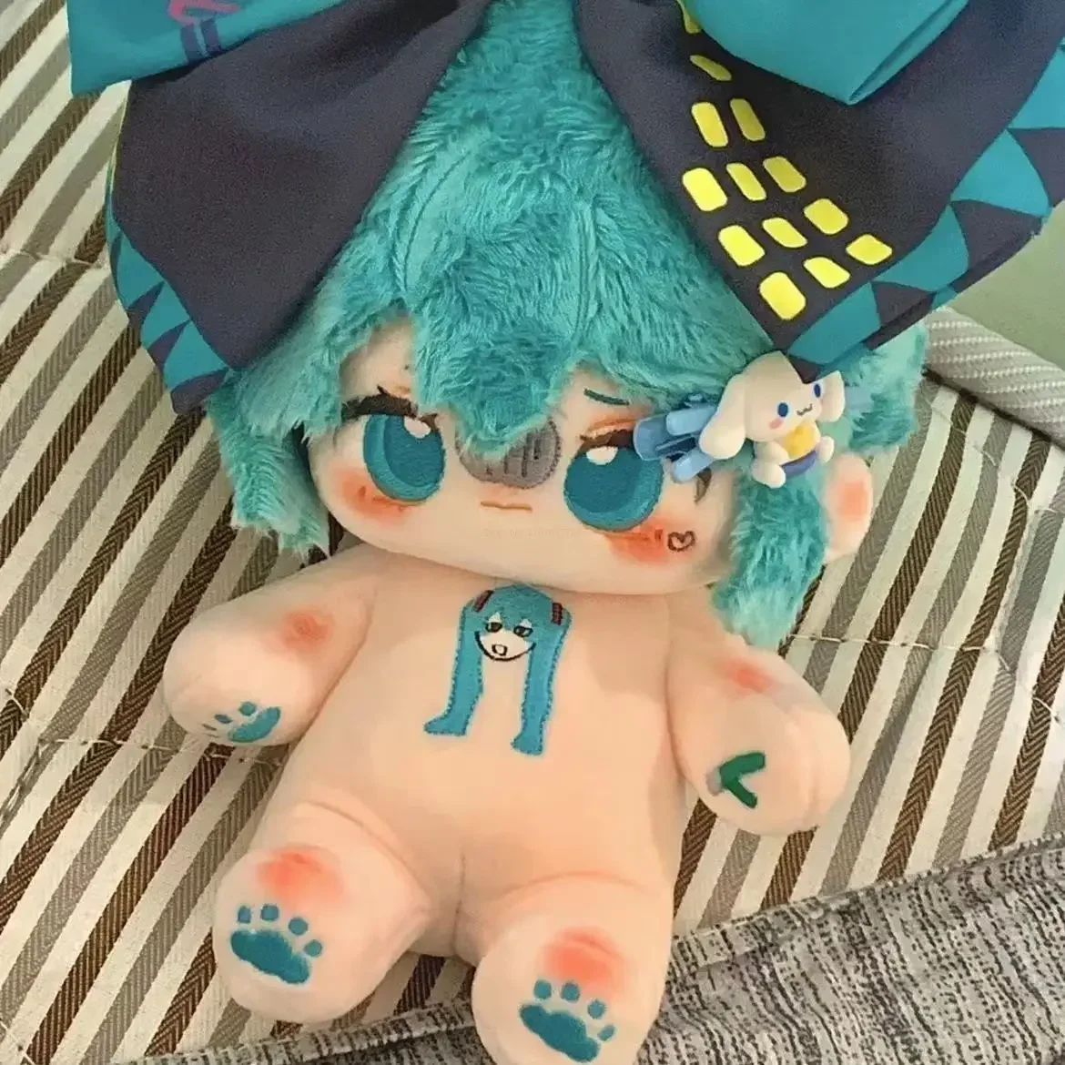 20cm Ava Anime Figure Miku Toys New Style DIY Change Clothes Kawaii Plush Soft Stuffed Decor Colelction Girl Kids Toy Gifts