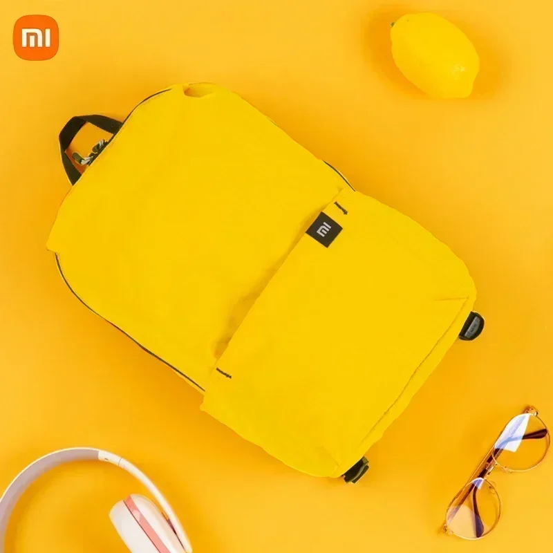 Xiaomi mochila pequena colorida, bolsa de ombro masculina e feminina, à prova d'água, ultraleve, bolsa esportiva portátil para estudantes