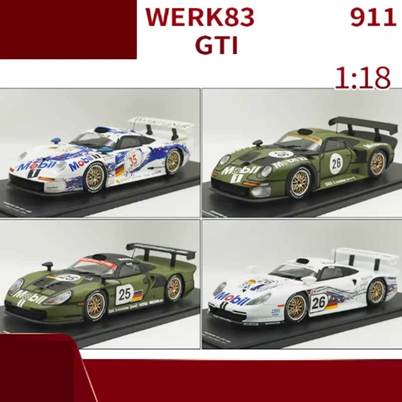 1/18 WERK83 Bilancia 911 GTI In Lega di Simulazione Modello di Auto Collezione Statica Decorato Regali di Festa Giocattoli Regalo di Souvenir