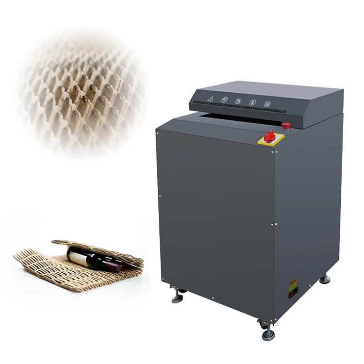 Fully Upgraded Eco-Friendly Reuse Cardboard Honeycomb Expanding Shredder Corrugated Paper Cutting Machine