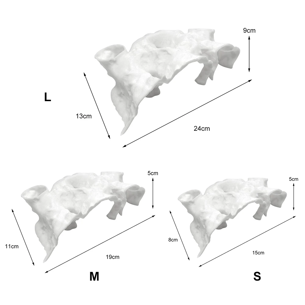 ثلاثية الأبعاد مطبوعة نفق طبيعي Pleco كهف الأسماك مخبأ ديكور ل Cichlid ، مهرج لوتش و Kuhli لوتش نفق الكهوف الأسماك حوض السمك ديكور #6