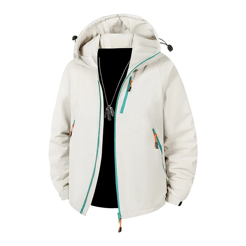 

Cycling Jackets Windproof Warm Outerwear Autumn and Winter Mens Hooded Down Cotton-padded Jackets Men's Loose and Thick Jackets