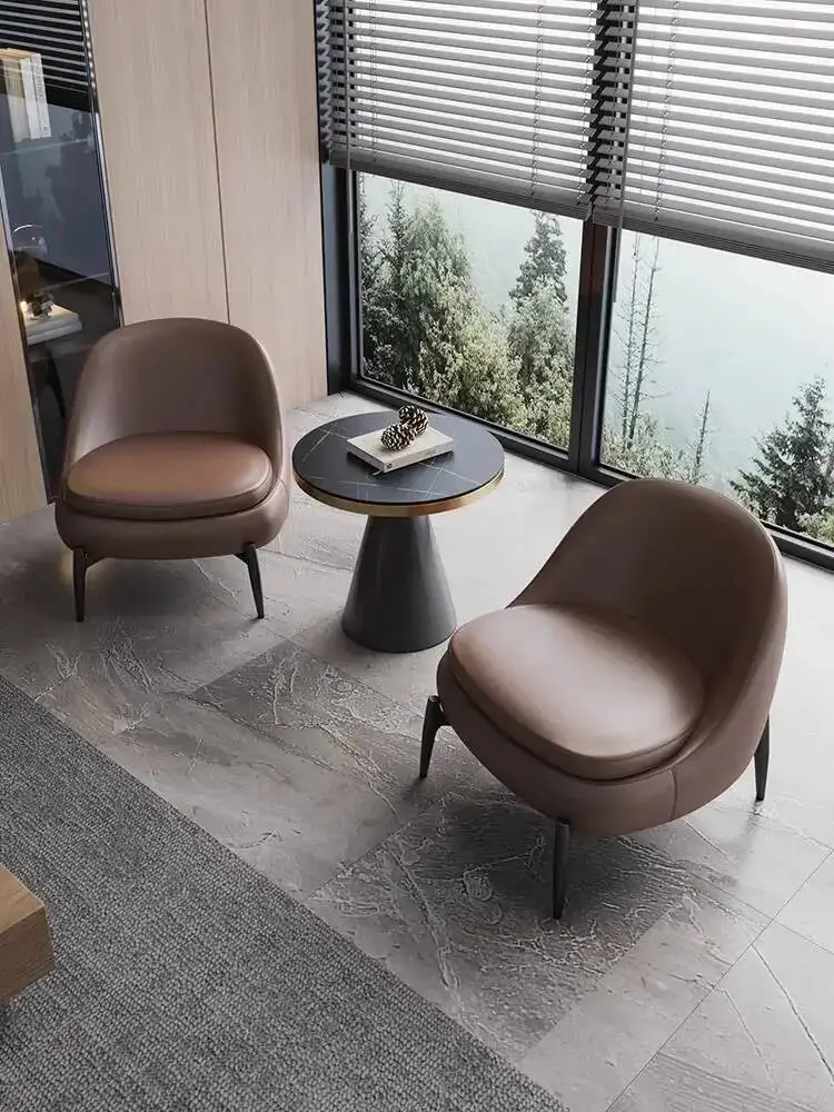 Family Set Leather Art,business,single,sofa Chair,minimalist,Italian,leisure,hotel,lobby,sales Office,reception,meeting Guests,l