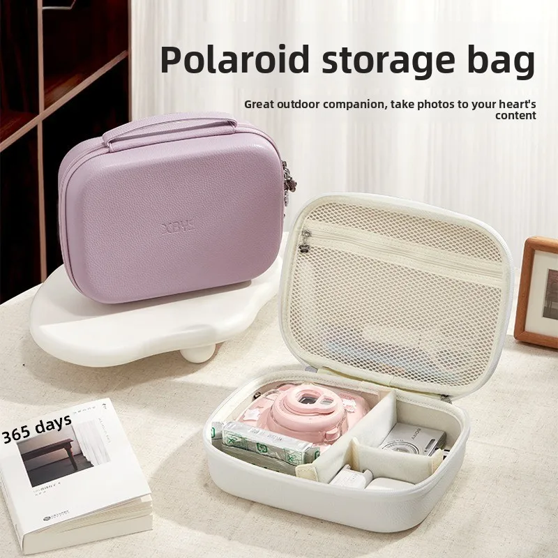 Polaroid storage bag is suitable for Fuji mini12 camera bag mini40mini99 hard case waterproof.