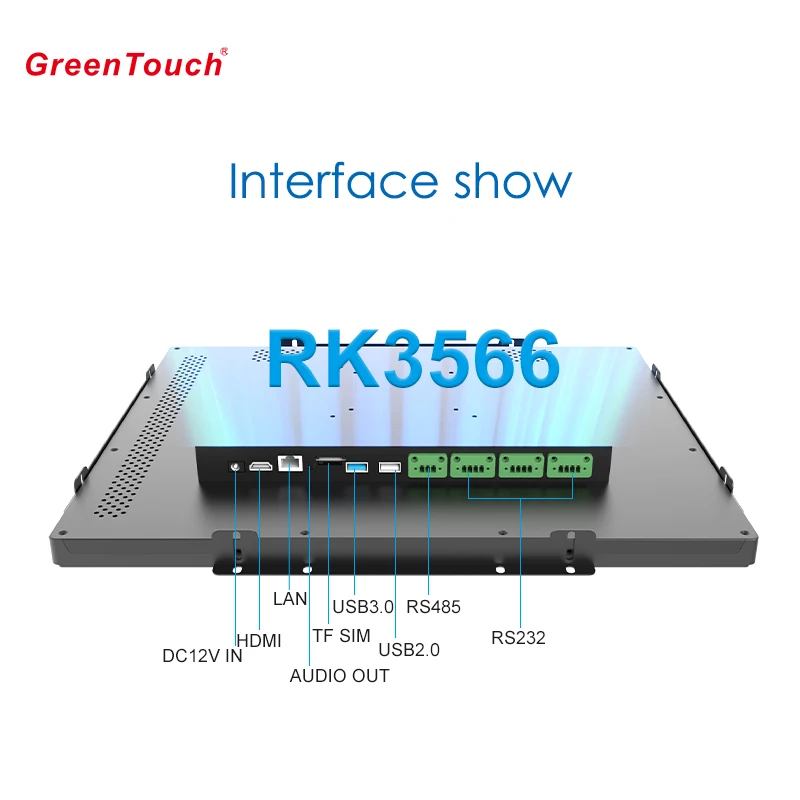 High Brightness All in One Computers 19 Inch Touchscreen Android RK3566