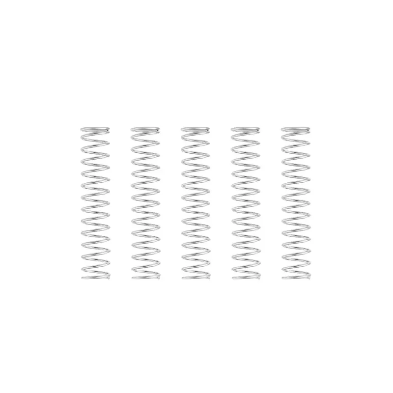 5pcs Compression Springs for 3D Printer Bed Leveling Compatible with Tuozhu Cyberbrick Maker Library High Quality Metal Coil