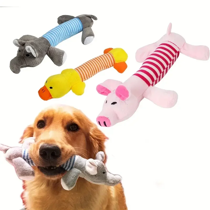 

Elephant-Shaped Dog Bites Sounding Toy: Chew Toy For Dog!