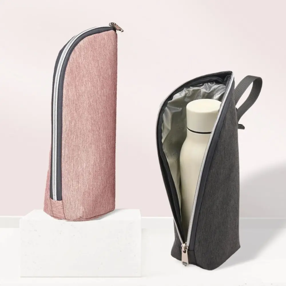 Waterproof Milk Bottle Insulation Bag Anti-Shock with Handle Milk Bottle Thermal Bag Aluminum Foil Large Capacity