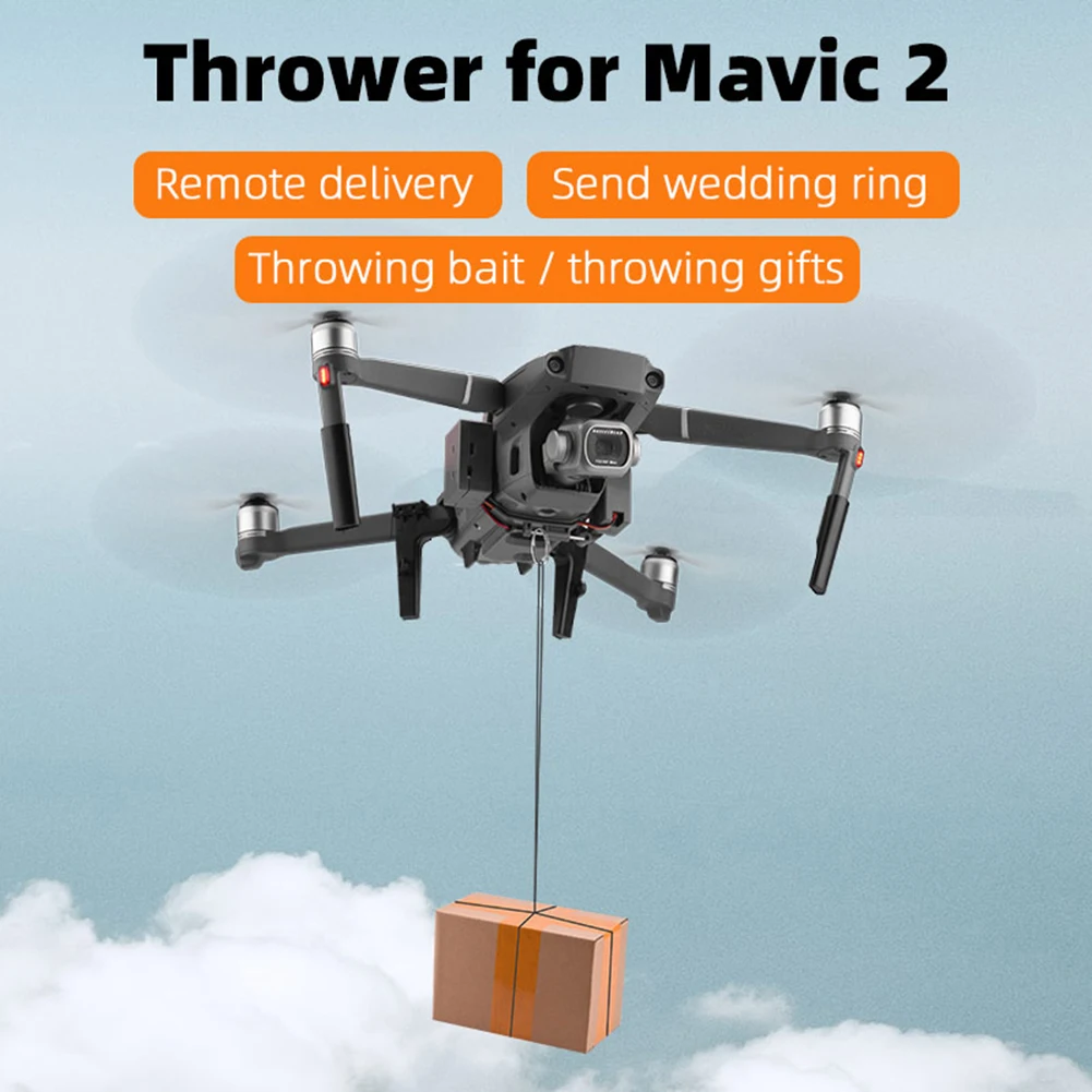 Wedding Ring Gift Deliver Quick Release Airdrop Device USB Rechargeable for DJI Mavic 2 Pro / Zoom Drone Accessories