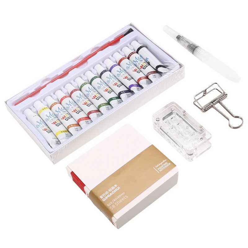 

Pocketartist Travel Set Pocket Artist Watercolor Travel Set Veralea Watercolor Travel Set With Paint & Water Pen