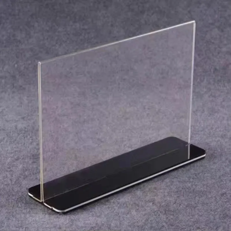 Factory direct sales promotion display stand T-shaped double-sided menu stand