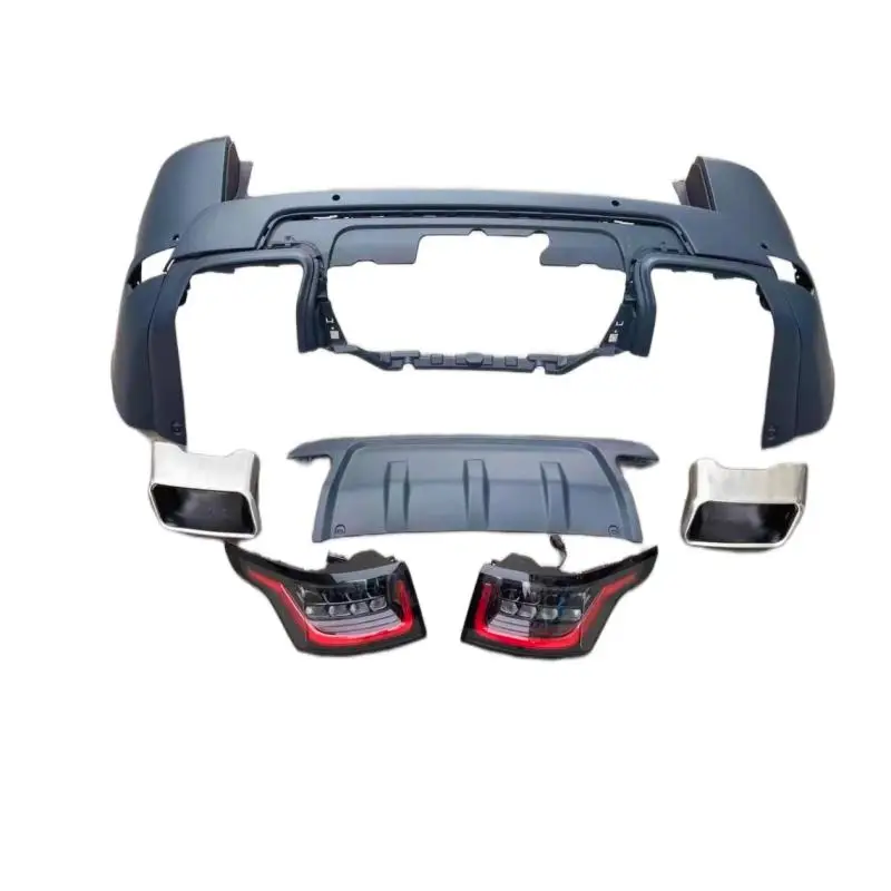L494 Old to New Body Kit Upgrade Front Rear Bumper Fenders Grille Headlights Tailgate for RR Sport 14-17 5