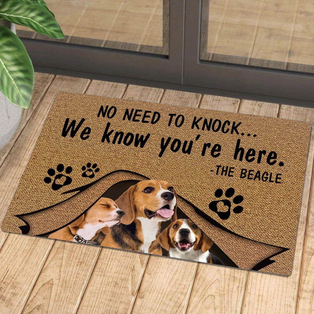 CLOOCL Jack Russell Are Proof Doormat 3D Print Absorbent Non-slip Doormat for Kitchen Bathroom Home Decor Doormat Drop Shipping