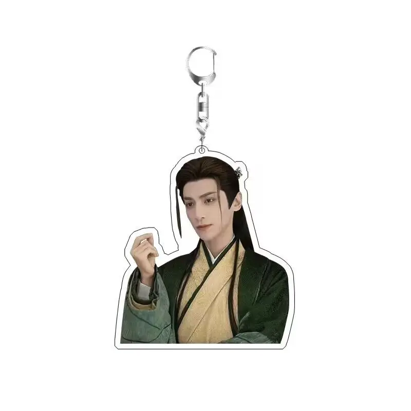 Luo Yunxi Cute Figure Keychain Till The End Of The Moon Cosplay Keychain Bag Pendant Jewelry Car Key Chain Key Ring Accessories