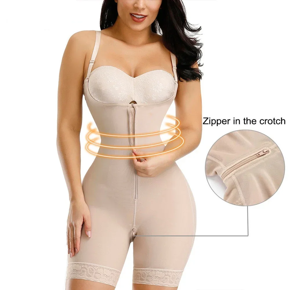 

Fajas Colombiana Girdle Full Body Shaper Lift Up Butt Lifter Bodysuits Tummy Control Panties Waist Trainer Thigh Slimmer