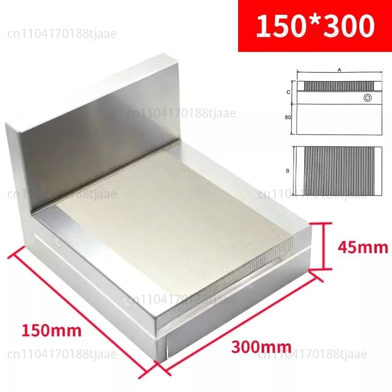 100-175 Grinder Right Angle Strong Permanent Magnet Suction Cup Magnetic Tilt Chuck Manual Magnetic Table