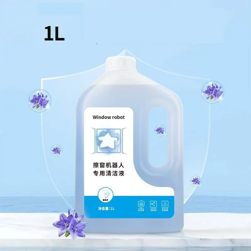 1L płyn do czyszczenia okien do Ecovacs W1PRO, akcesoria zamienne, płyn do mycia szyb W920/W880, środek czyszczący, części zamienne do Winbot.