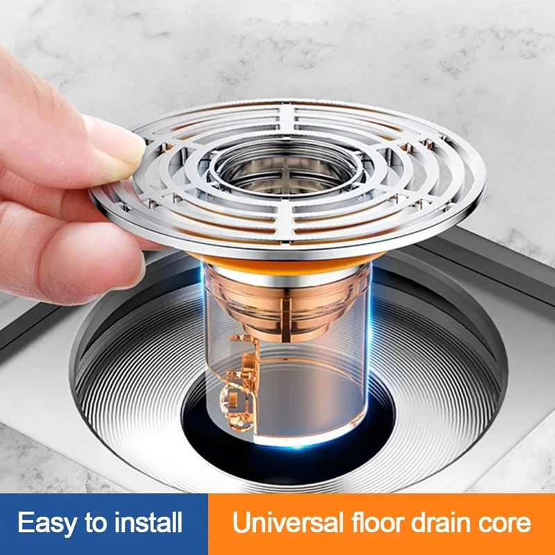 Self-Closing Magnetic Odor and Insect Proof Floor Drain Core Deodorant Anti-Odor No Smell Bathroom Toilet Sewer Shower Drain