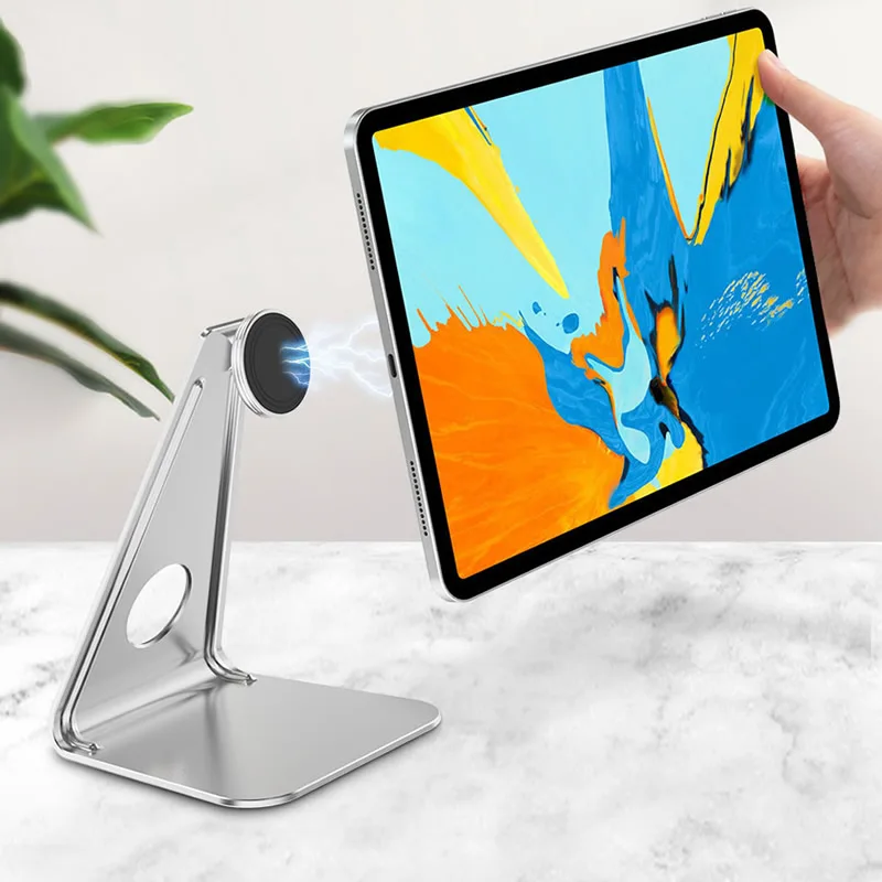 Universal Magnetic Tablet Stand for Samsung iPad 7.9 9.7 10.5 11 12.9 inches Metal Tablet for Xiaomi Huawei Phone Tablet Holders