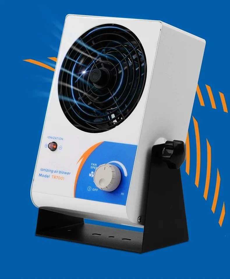 TR7001 Desktop Ionizing Blower Single Head Static Eliminator Industrial ESD Fan