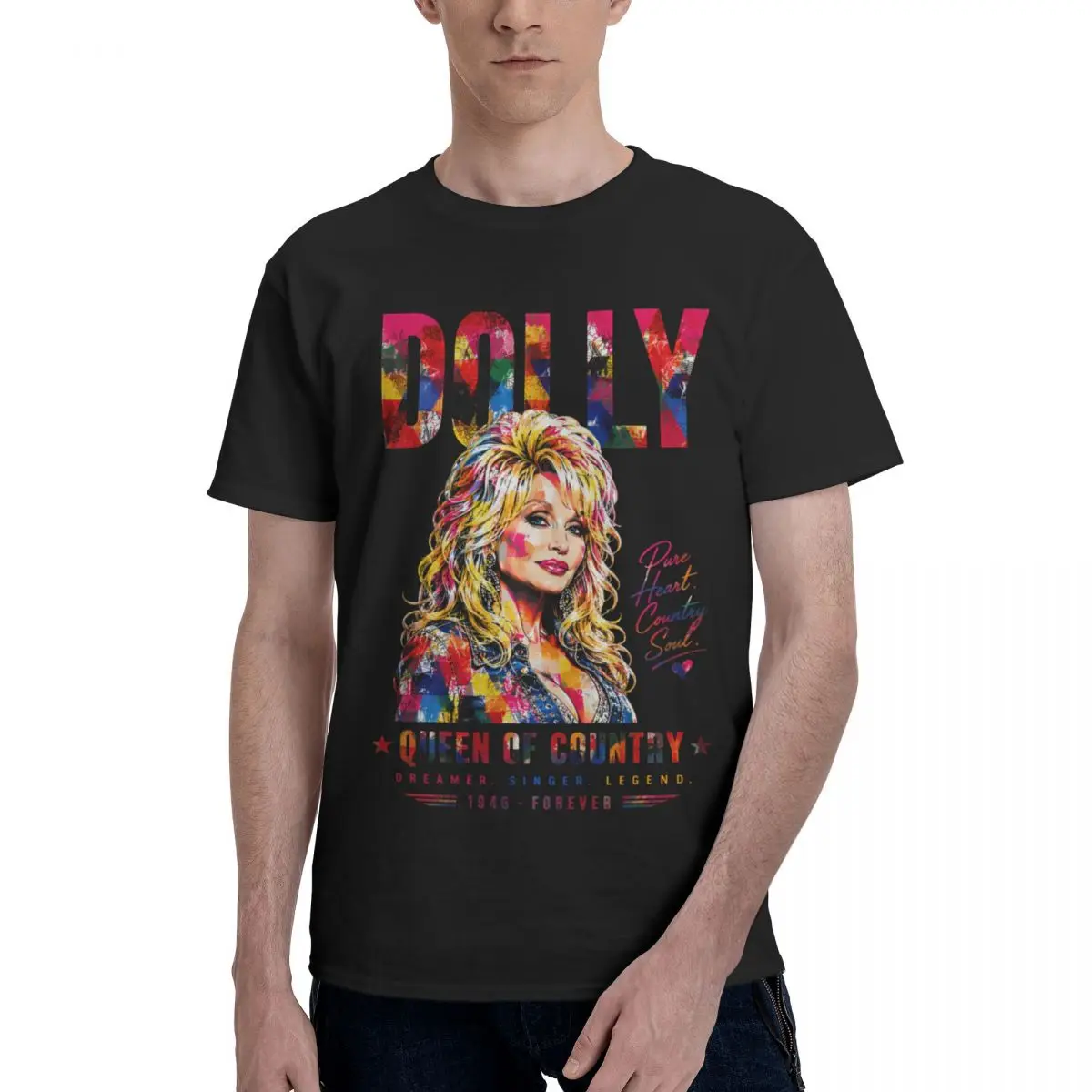 Dolly Parton RIP Cute T Shirts Graphic Y2K Pops Short Sleeve Men Women T-Shirt Clothes