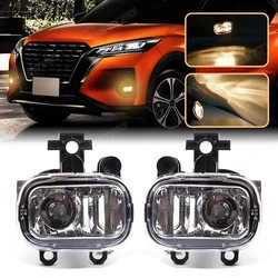 Fog Lights For Nissan NAVARA NP300 X-trail Xtrail Rogue Kicks Juke F16 MK2 2020 2021 2022 2023 2024 Halogen LED