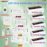 Ultimate LED Strip Control MiBoxer FUT035/36/37/38/39/096 WL5/WL-Box2 2.4G RF Smart Dimmer for CCT/RGB/RGBW/RGBCCT MiLight Ready