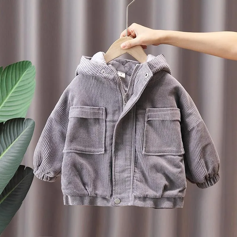 2023 new Spring autumn Baby Boys Girl Coats Cotton Jacket  Kids Children Casual Comfortable Overcoats Clothes