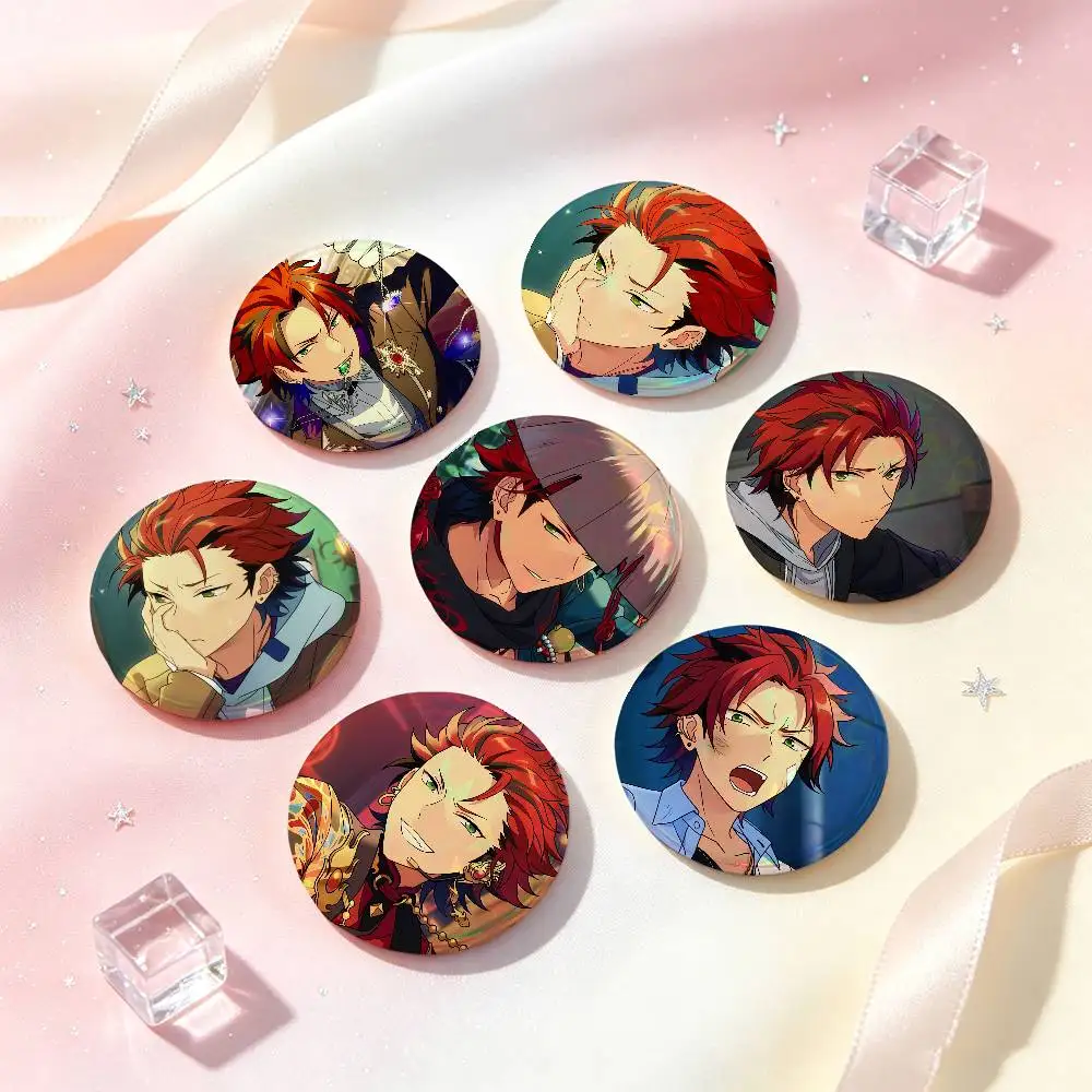 Kuro Kiryu Anime Character Badges Button Round Creative Pin Brooch Badge Bag Decor Accessories Fans Collect Friends Gifts