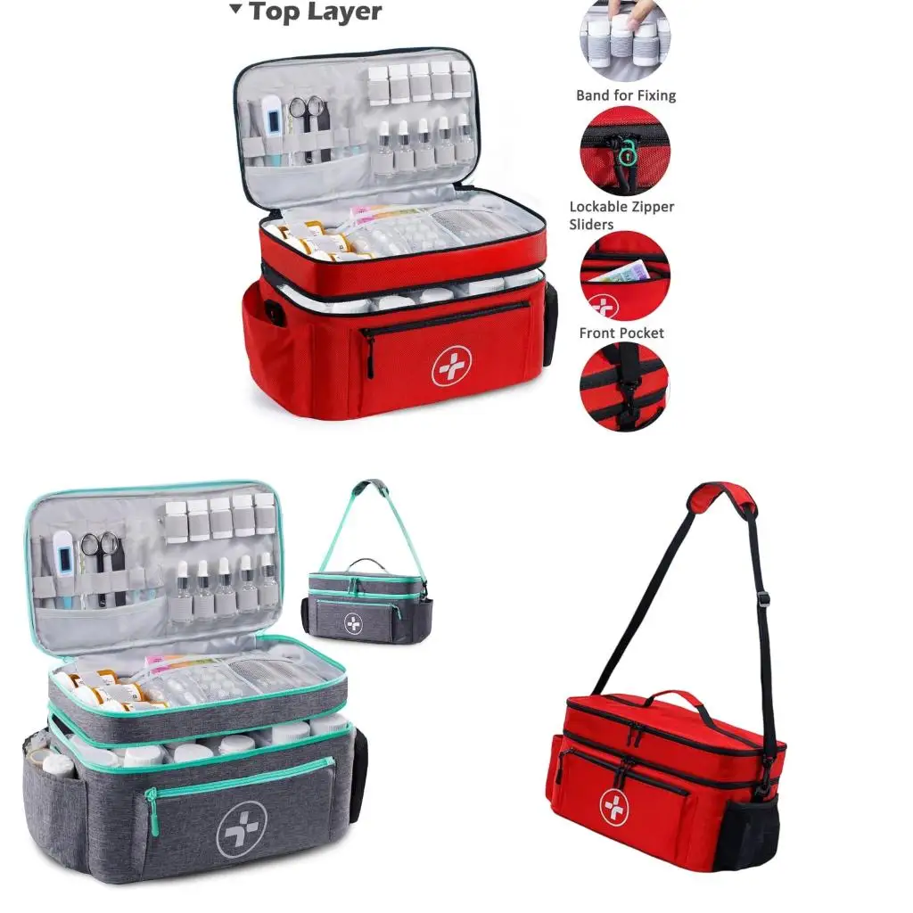 adjustable-first-aid-bag-waterproof-fabric-multiple-pockets-portable-supply-organizers-suitable-for-travel