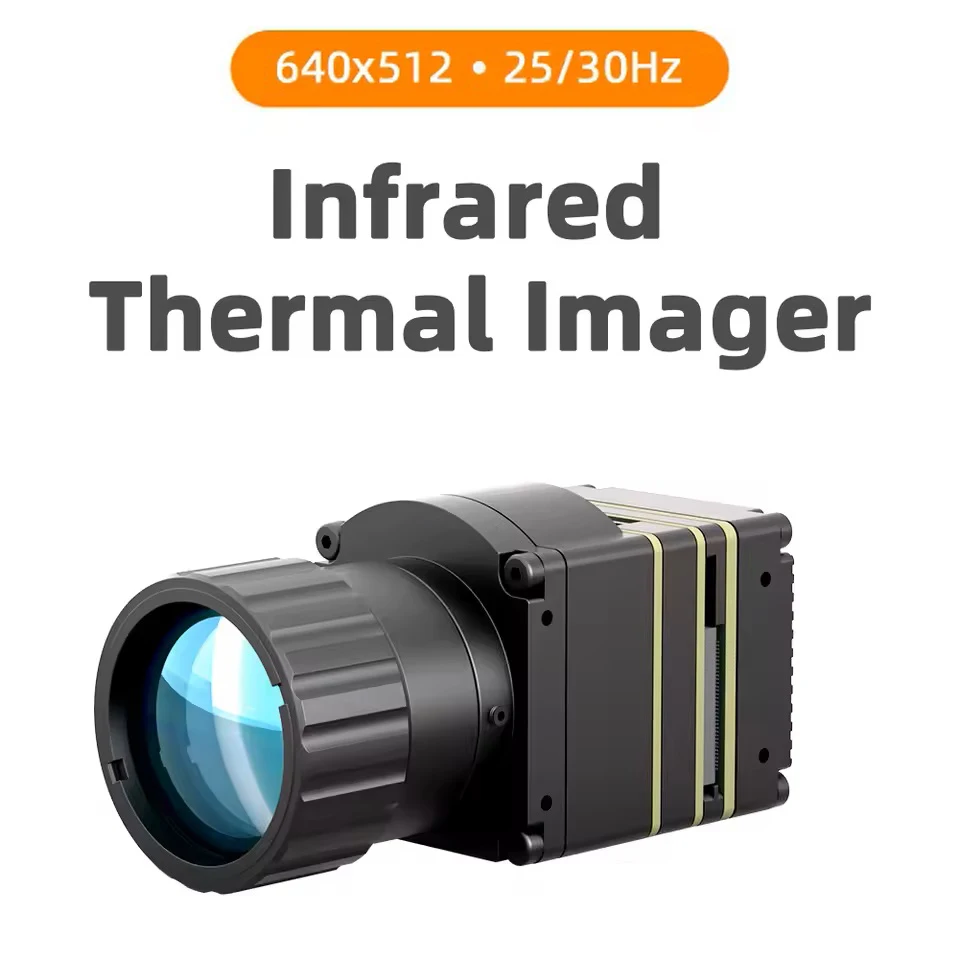 Infrared Thermal Camera 640x512 Industry Thermal Imager LWIR Camera HDMI USB UVC Uncooled Vehicle IR Imaging Camera Outdoor