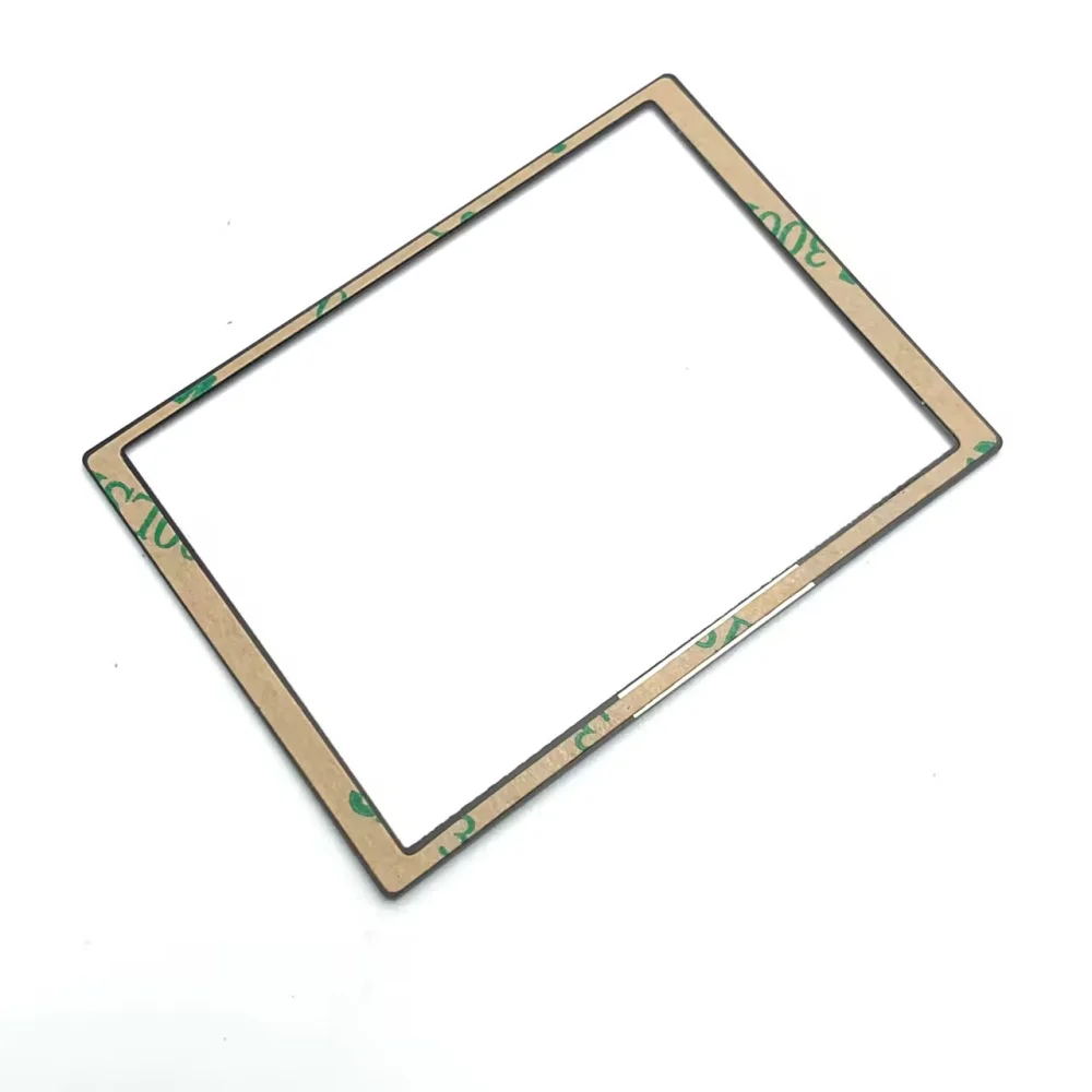 ใหม่เอี่ยมสำหรับโซนี่ DSC-HX50V DSC-HX60V HX60 HX50V HX60V กระจกด้านนอกหน้าจอ LCD หน้าต่างแสดงพร้อมเทปอะไหล่สำหรับกล้อง